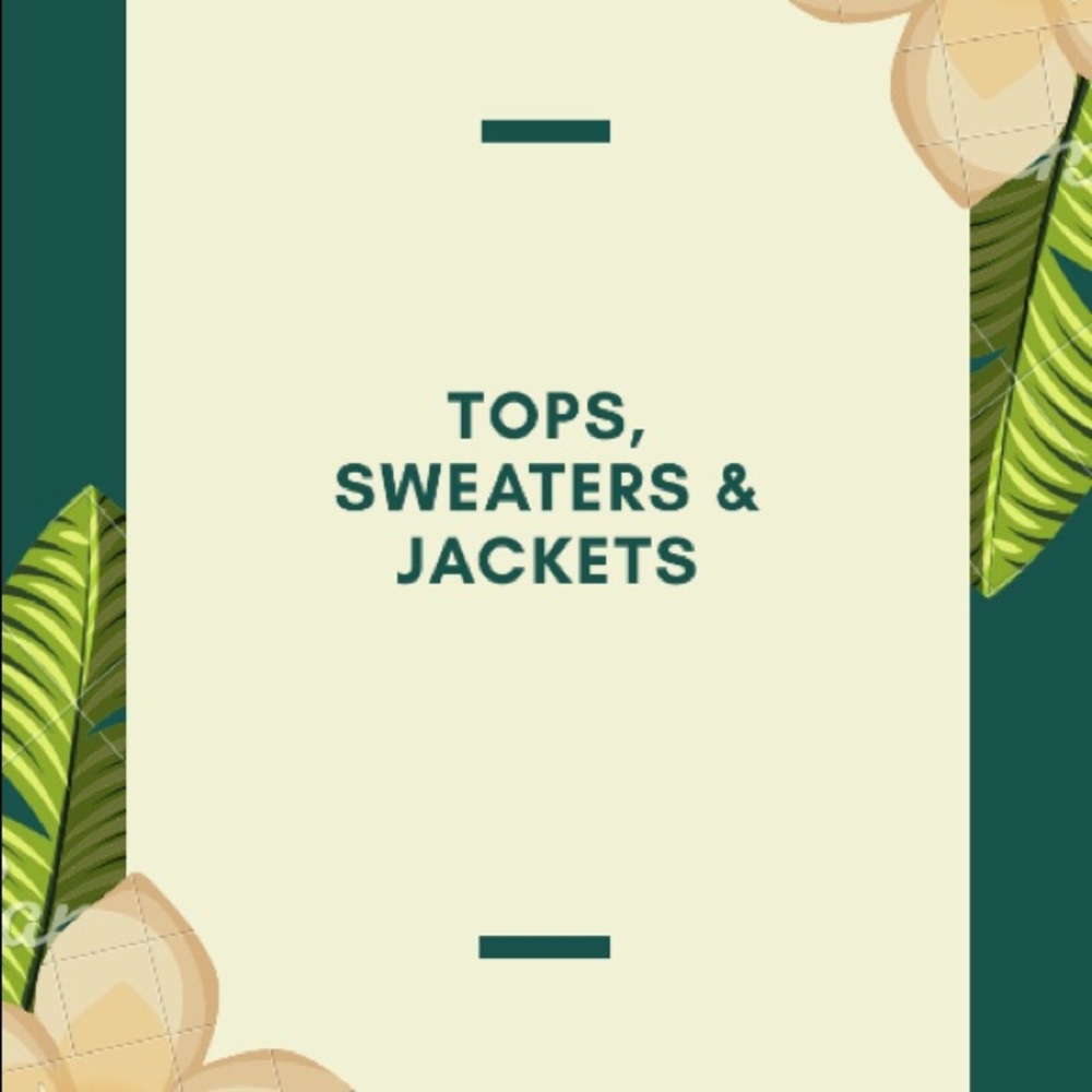 Tops, sweaters and jackets